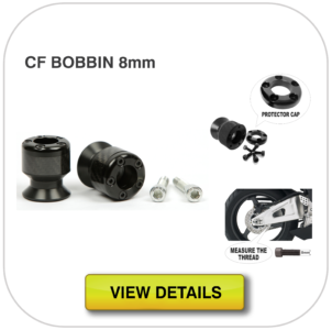 Flyjacks, Swingarm spools 8mm, Flyjack carbon fiber spools 8mm, Flyjack,