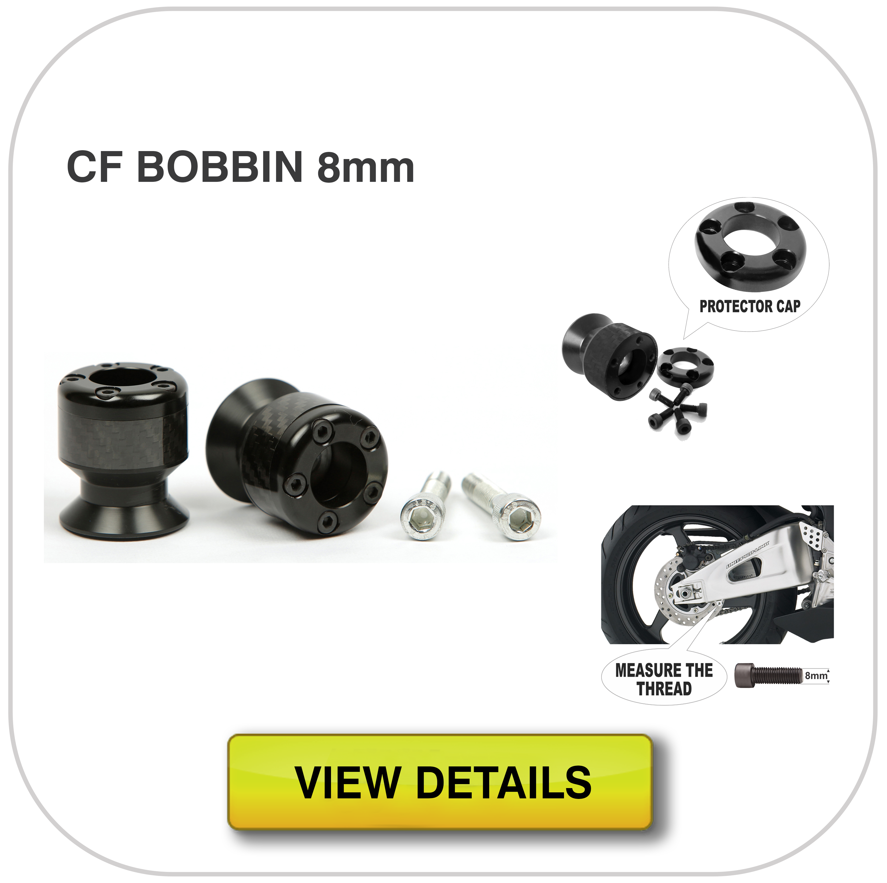 Flyjacks, Flyjack, Swingarm spools, Carbon fiber spools, Flyjack Bobbin,