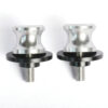 flyjack, fly jack, flyjacks, Paddock stand, bike stand, Padock stand bobbins, Spools for superbikes, Swingarm spools, spools, padock bobbin, spools 6mm, silver bobbins, silver spools,