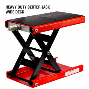 Flyjack, Center Jack, Scissor jack, Motorcycle jack, Bike jack, Bike stand, Motorcycle lift, Lift table, Fly Jack, Flyjacks, Bike stand, Best center jack, Flyjack center scissor jack, Wide deck, Wide deck jack,