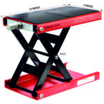 Flyjack, Center Jack, Scissor jack, Motorcycle jack, Bike jack, Bike stand, Motorcycle lift, Lift table, Fly Jack, Flyjacks, Bike stand, Best center jack, Flyjack center scissor jack, Wide deck, Wide deck jack,